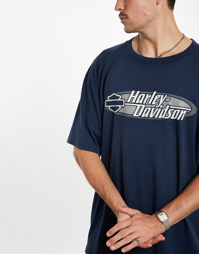 Vintage by The Real Deal - Pre Loved - Vintage Harley Davidson Mesh Tee