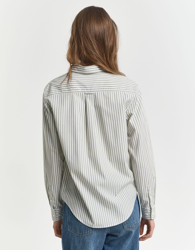 Gant - Regular Fit Striped Poplin Shirt