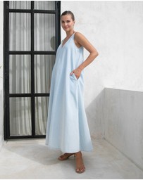 Soon Maternity - Emily Denim Maxi Dress