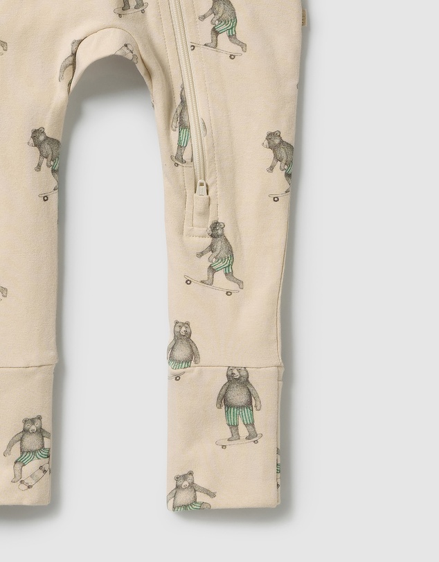 Wilson & Frenchy - Organic Zipsuit with Feet - Babies