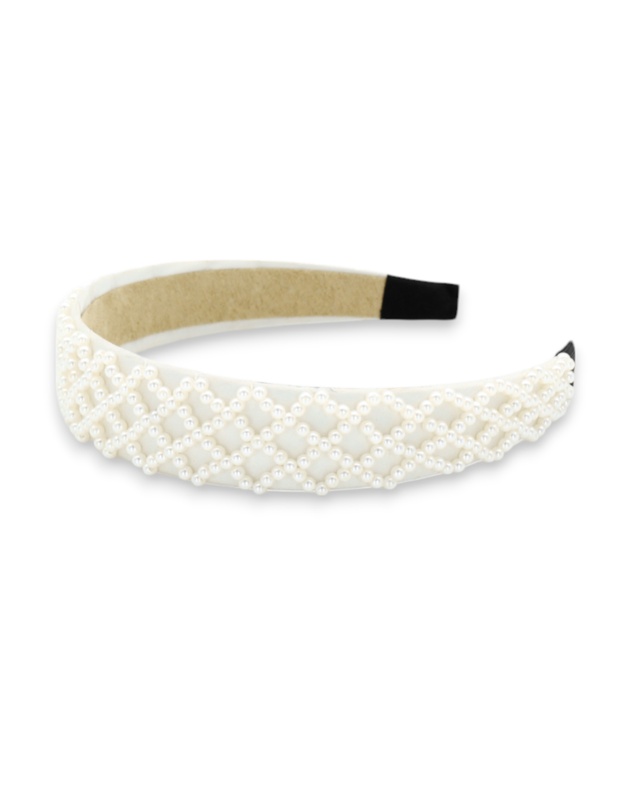 Morgan & Taylor - Angela Headband in White