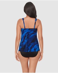 Miraclesuit Swimwear  - Stellar Nova Dazzle Underwired Draped Tankini Top