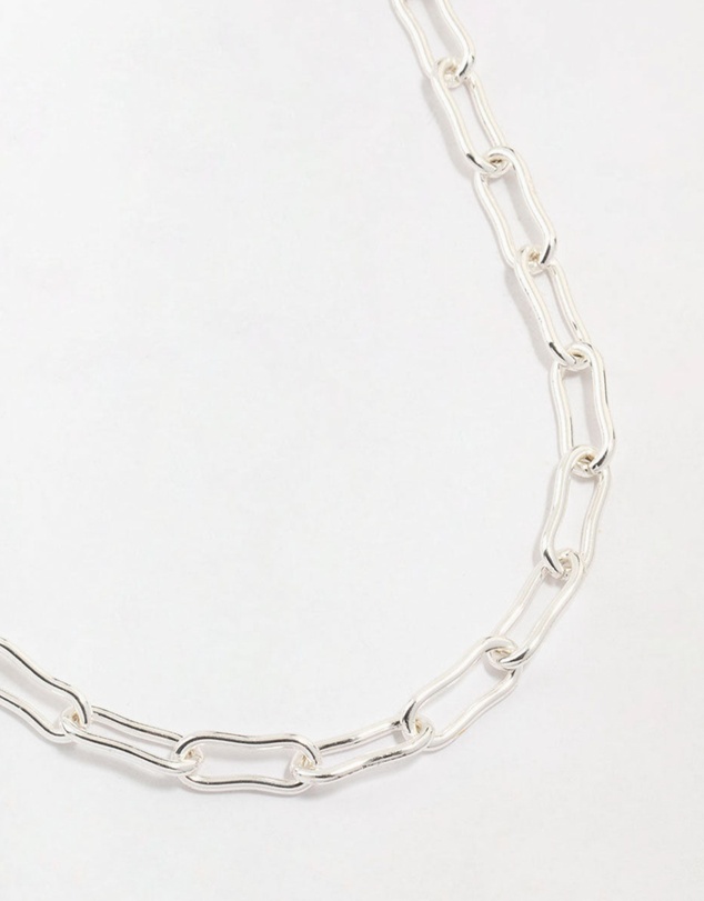 Lovisa - Silver Plated Mixed Link Necklace