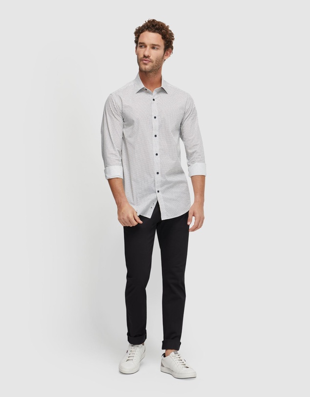 Oxford - Beckton Printed Shirt