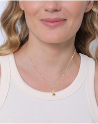 Elli Jewelry - Necklace Paw Love 925 Sterling Silver Gold-Plated