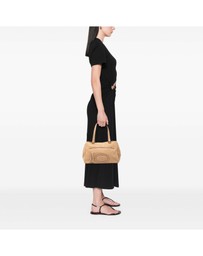 Pre-Loved by Azura Reborn - Pre-Loved Nubuck Anagram Madrid Fringe Shoulder Bag