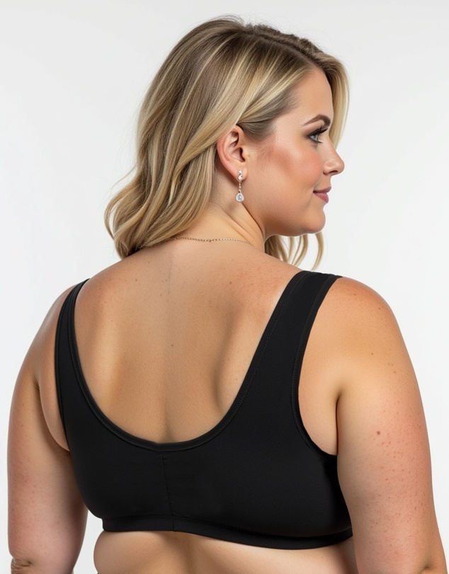 Ava & Audrey  - Ava & Audrey Priscilla Cotton Wire-Free Front Opening Bra