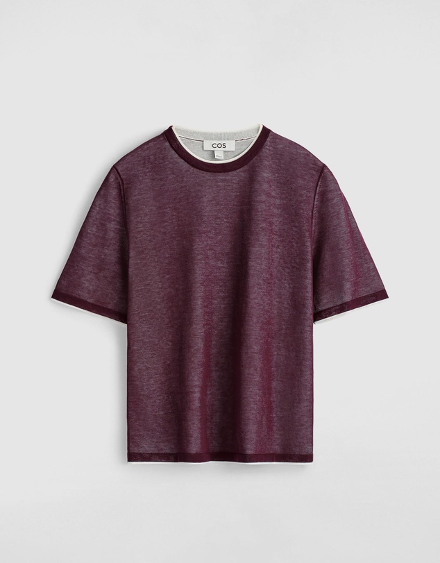 COS - Layered Knitted T-Shirt