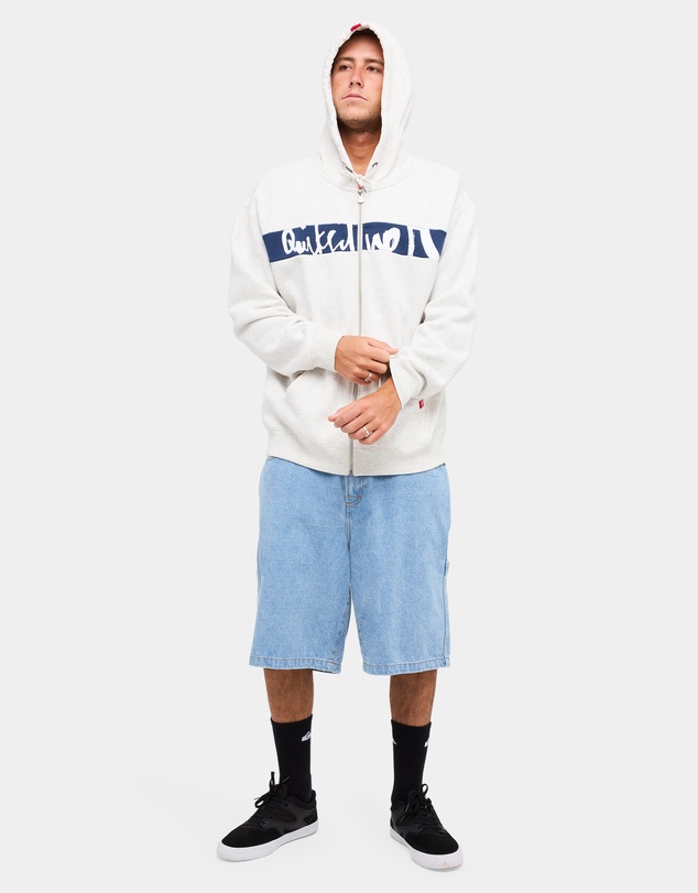 Quiksilver - Mens Impaired Panel Zip Up Hoodie