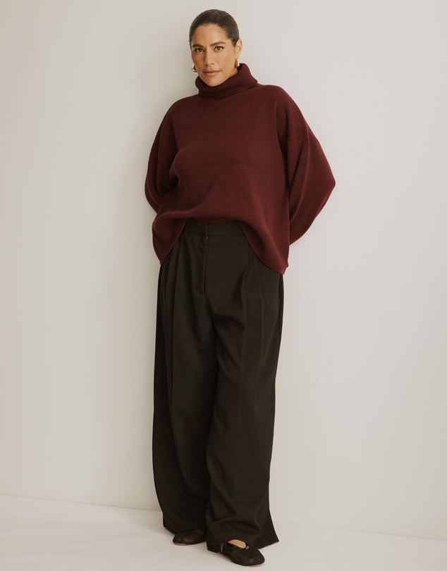 Atmos&Here Curvy - Winnie Wool Blend Knit Jumper