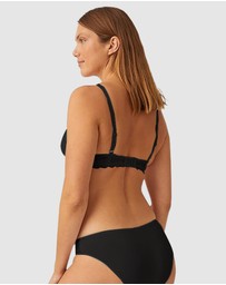 Naturana - Underwire Padded Zig Zag Lace Bra