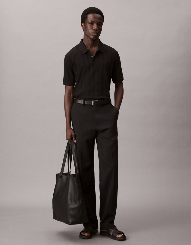 Calvin Klein - Variegated Rib Classic Polo Shirt