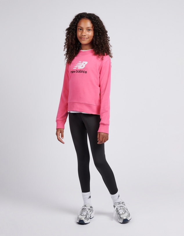 New Balance - French Terry Stacked Logo Crew