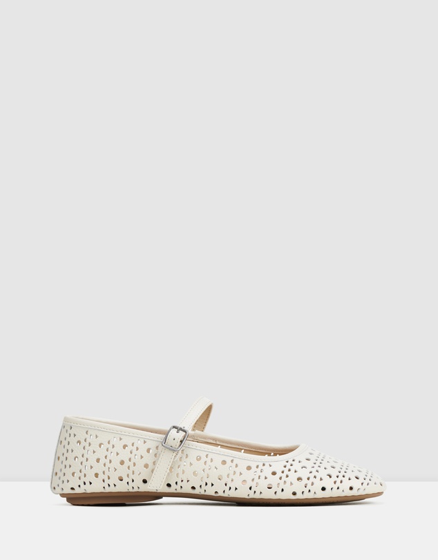 Rollie - Ballet Mary Jane Laser Flat