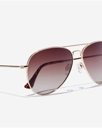 Hawkers Co - HAWKERS - HAWK - POLARIZED GOLD BROWN Sunglasses for Men and Women UV400