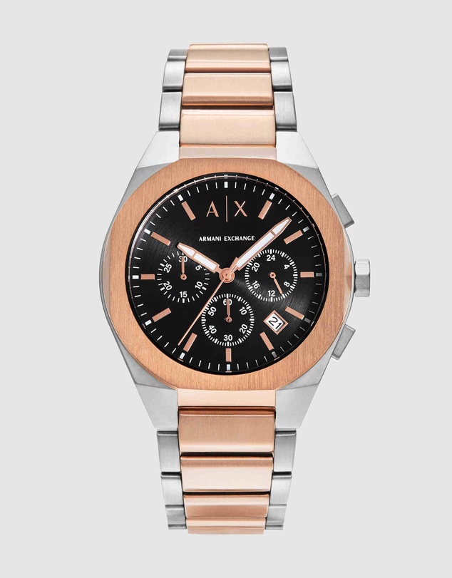 Armani Exchange - Two Tone Chronograph Watch