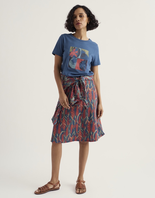 Seasalt - Rose A-Line Knee Length Skirt