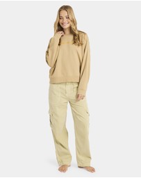 Billabong - Womens Echo Crew Neck Fleece Top