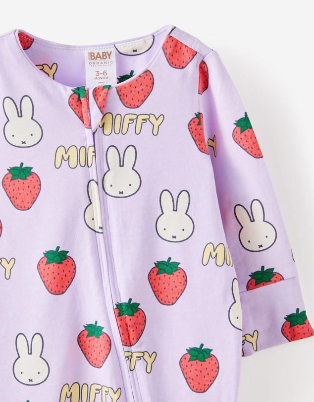 Cotton On Kids - Growie Long Sleeve Zip Romper - License