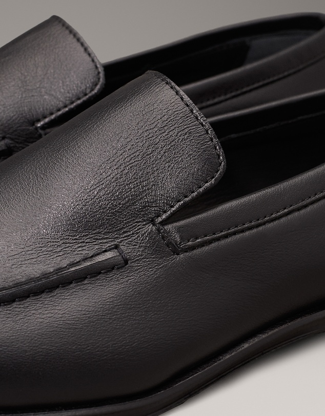Calvin Klein - Leather Square Toe Loafers