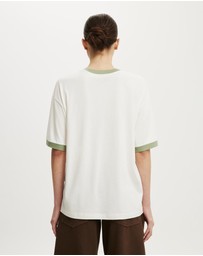Cotton On - The Lcn Boxy Graphic Tee