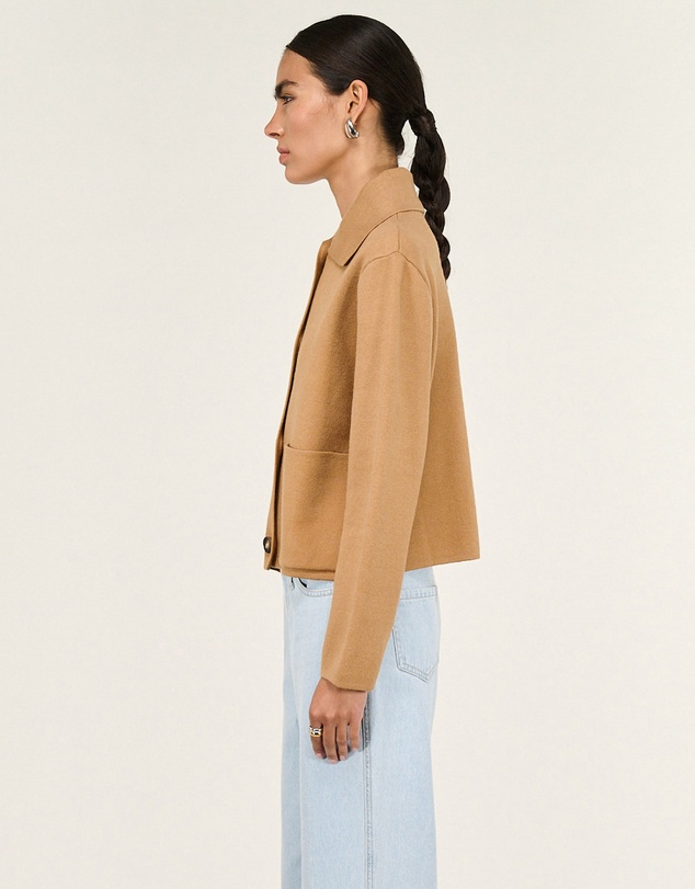 Staple the Label - Aura Knit Barn Jacket