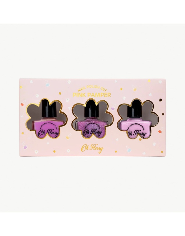 Oh Flossy - Oh Flossy Pink Pamper Nail Polish Set