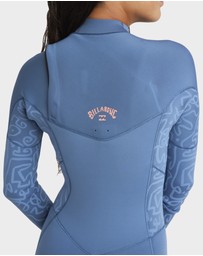 Billabong - Girls 8 to 14 3/2mm Synergy Natural Chest Zip Wetsuit