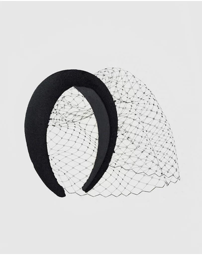 FORD MILLINERY - Black Widow Headpiece