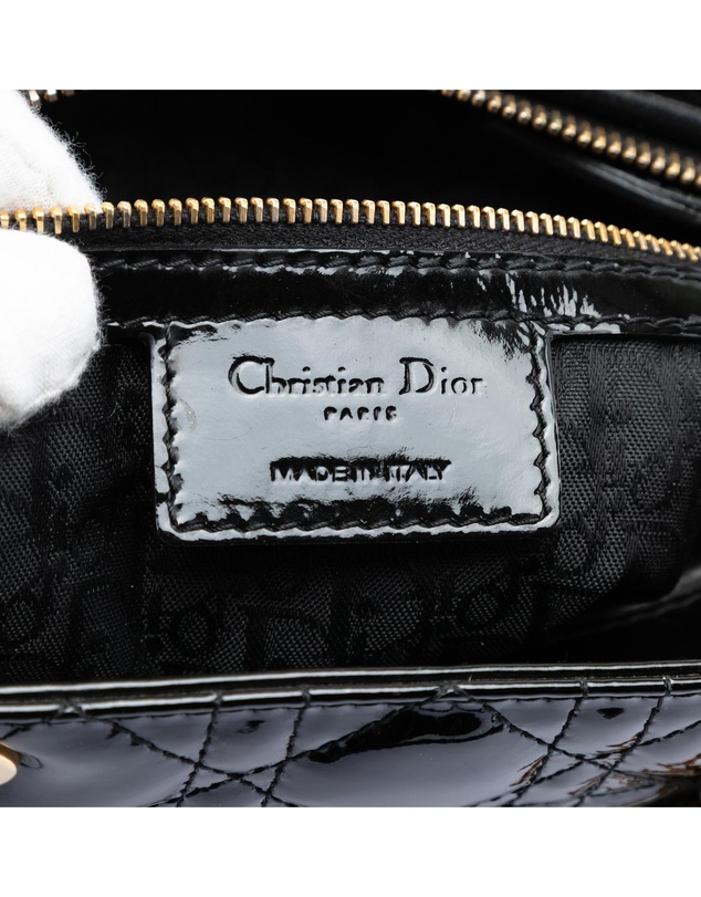 Pre-Loved by Azura Reborn - Pre-Loved Large Patent Cannage Lady Dior