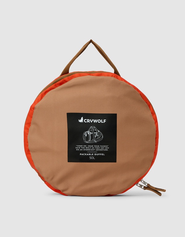 Crywolf - PACKABLE DUFFEL Ash Colourblock