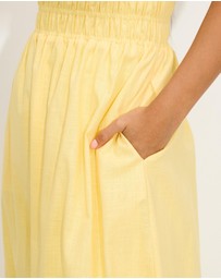 Dazie - Heatwave Strapless Maxi Dress