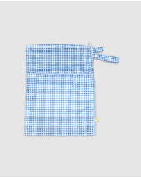 Tyoub - Tyoub Stay-dry Zip Wet Bag Blue Gingham