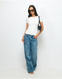 AERE - Double Layer Sheer T-Shirt