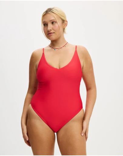 Cotton On Body - Thin Strap V-Neck One Piece