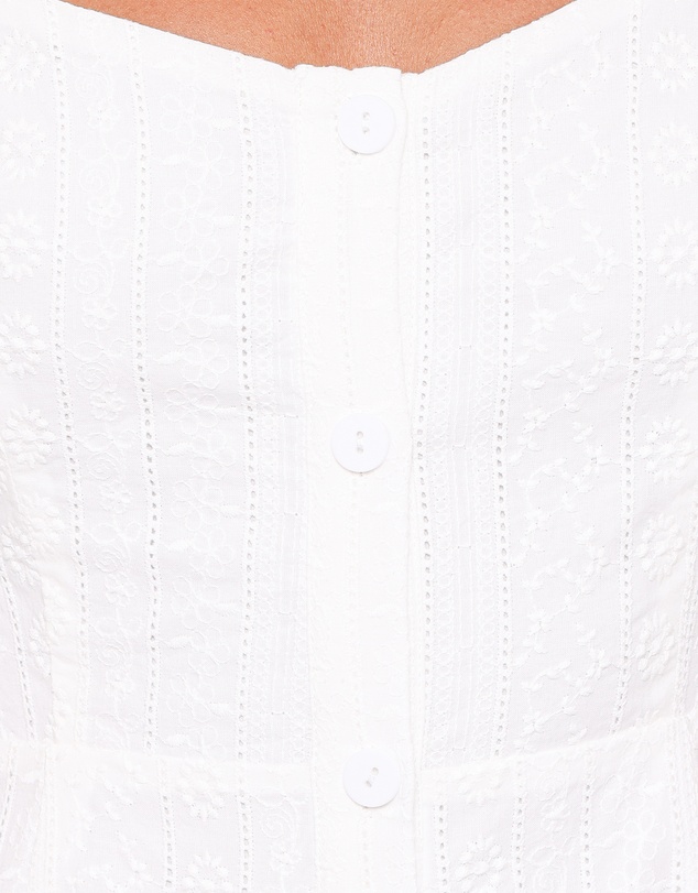 Petal & Pup - Reesa Playsuit - White Embroidery