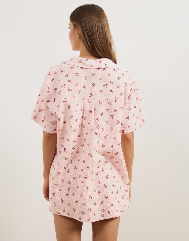 Atmos&Here - Mae Short Sleeve Shirt & Shorts PJ Set