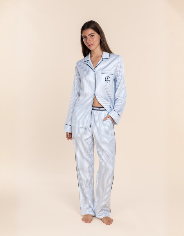 Gingerlilly - Rebecca Judd x Gingerlilly Susanna Cotton Long PJ Set