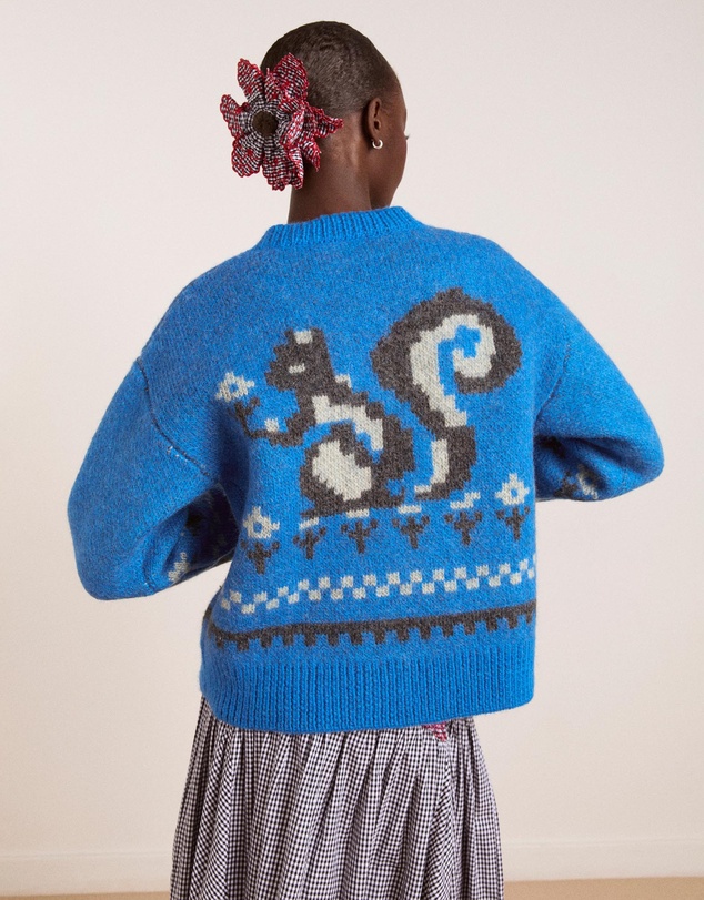 Damson Madder - Romily Jumper Cardigan