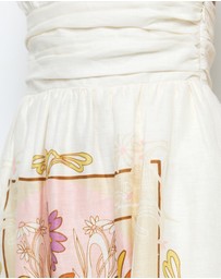 AERE - Giselle Linen Halter Maxi Dress