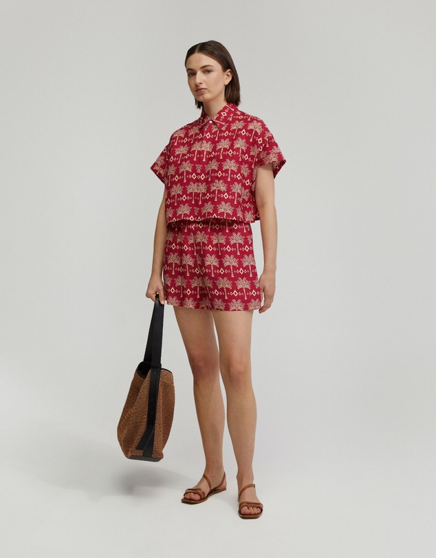 Oxford - Courtney Printed Shorts