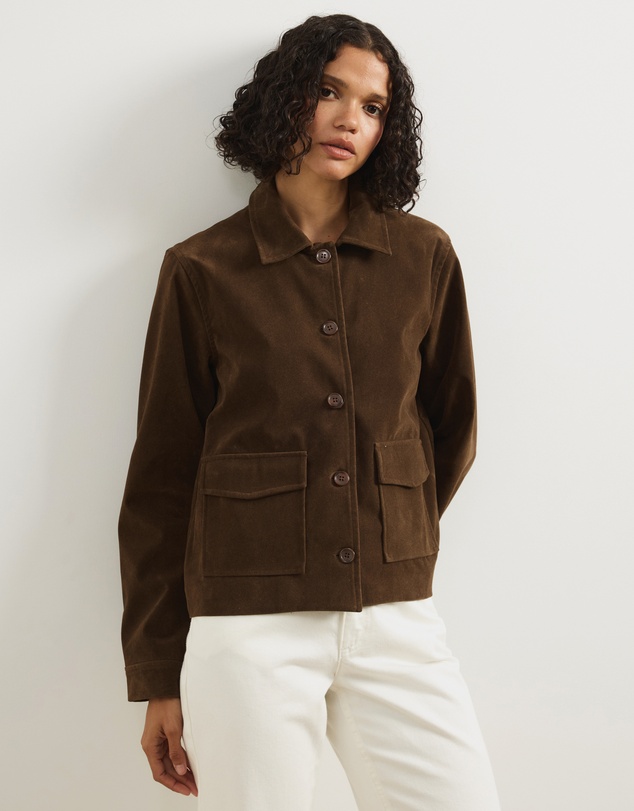 Atmos&Here - Nell Faux Suede Shacket