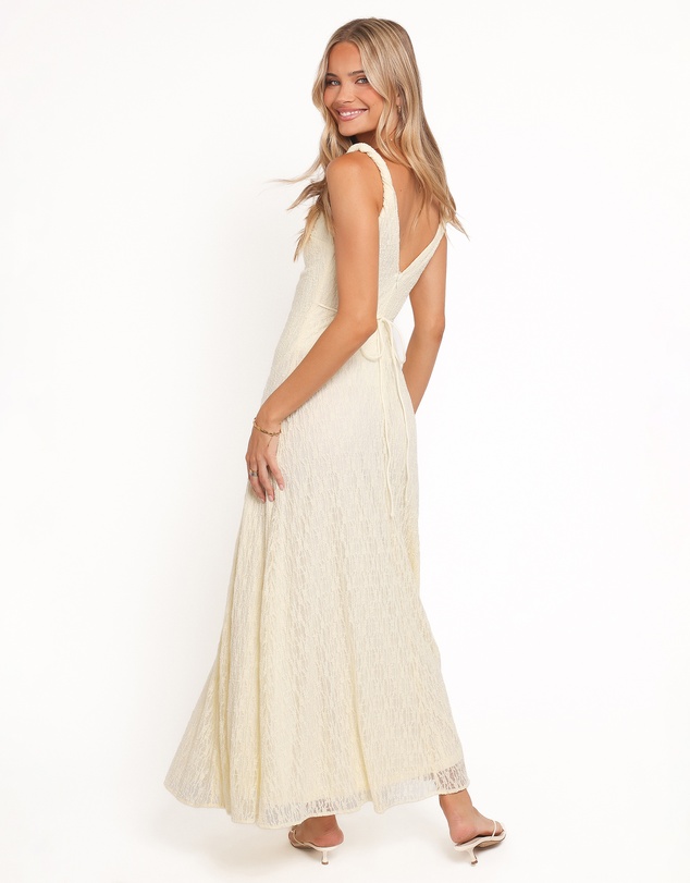 Petal & Pup - Kirsten Lace Maxi Dress - Yellow