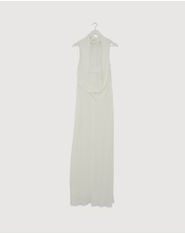 Revibe - Repaired Shona Joy Rio Cowl Open Back Maxi Dress - AU 12