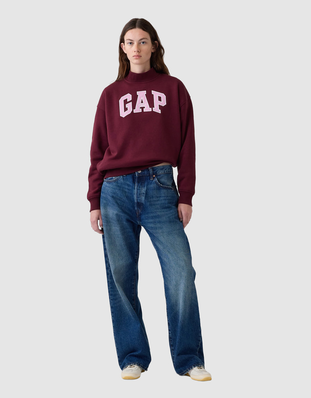 GAP - Logo Oversized Mockneck Tunic with Pockets