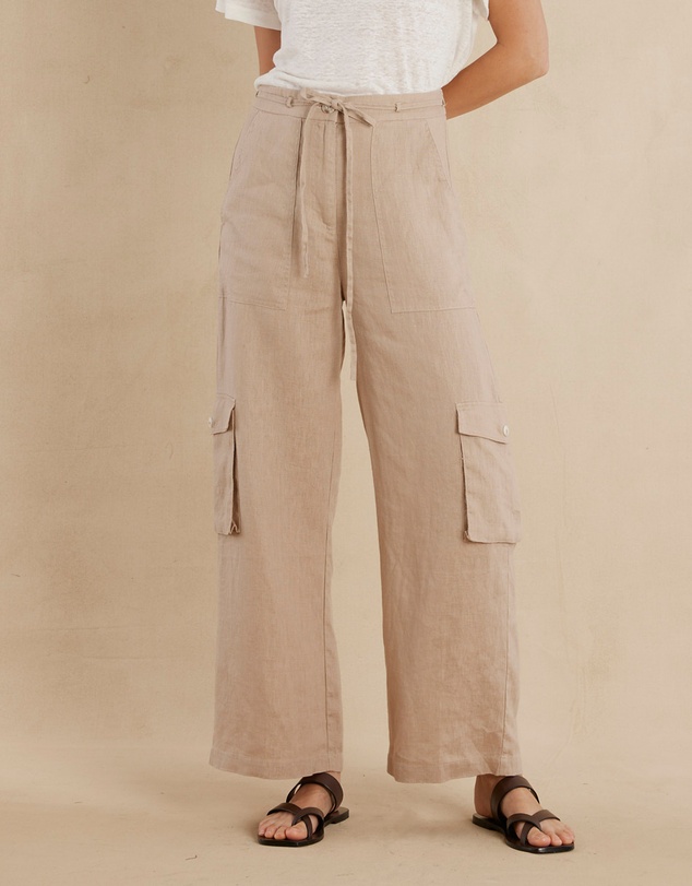 Amelius - Ciel Linen Cargo Pant