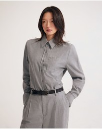 Oxford - Adrienne Euro Fabric Oversize Shirt