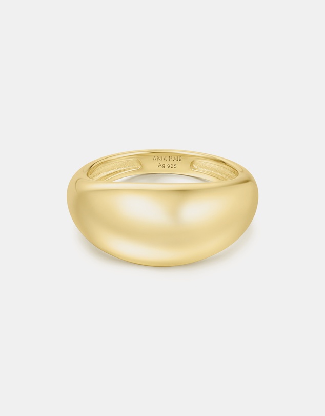 Ania Haie - Gold Bold Dome Ring