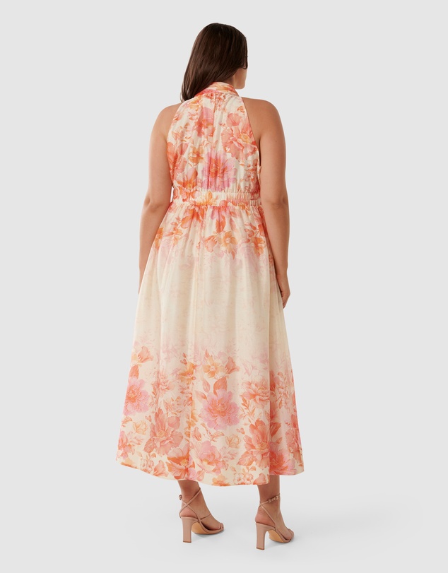 Forever New Curve - Ivy Curve Printed Midi Dress