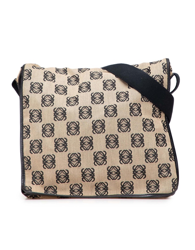 Pre-Loved by Azura Reborn - Pre-Loved Anagram Canvas Messenger Bag